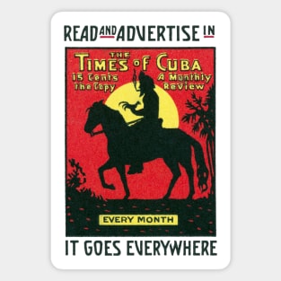 1920 The Times of Cuba Magnet